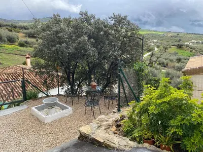 Jardín al aire libre en Villa Arriba