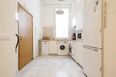 Una cocina o zona de cocina en Loft en Centro de Sevilla con Parking gratis