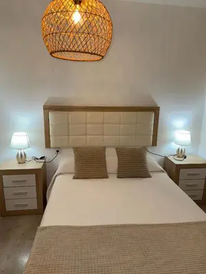 Cama o camas de una habitación en Apartamento Azonaicas