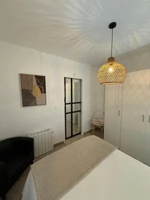 Cama o camas de una habitación en Apartamento Azonaicas