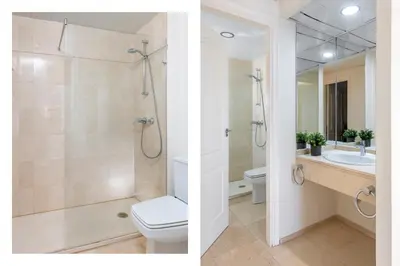 Un baño de Magno Apartments Santa Justa