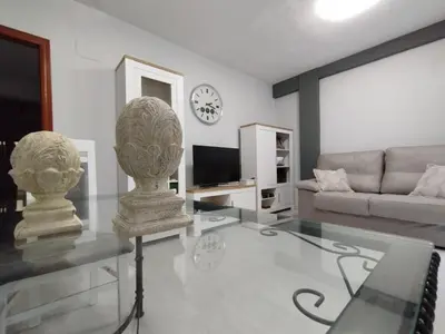 Una televisión o centro de entretenimiento en La Rosa de Carmen