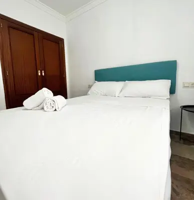 Cama o camas de una habitación en Apartamento Boabdil