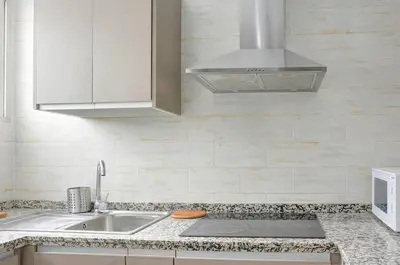 Una cocina o zona de cocina en Apartamento amplio