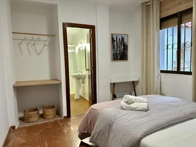 Cama o camas de una habitación en Casa Leví