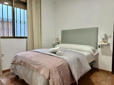 Cama o camas de una habitación en Casa Leví