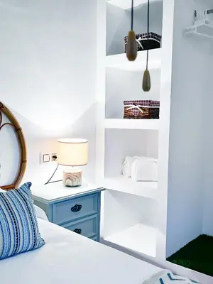 Cama o camas de una habitación en Alojamiento Rural Viña El Labrador