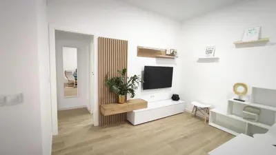 Una televisión o centro de entretenimiento en Apartamento Flor de Córdoba