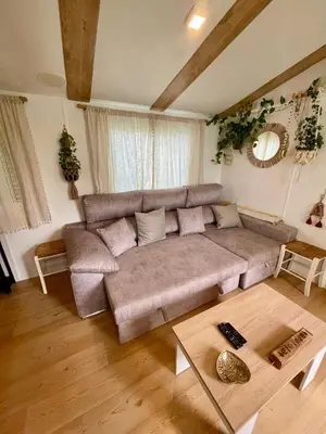 Zona de estar de Nómada, Casa Cerca de Sevilla