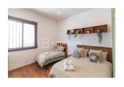 Cama o camas de una habitación en Villa Dehesa Olive