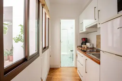 Una cocina o zona de cocina en Beautiful Ground Floor Duplex in the heart of Seville