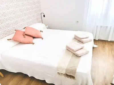Cama o camas de una habitación en VILLA ANTALA - Apartamento Enrique Redel