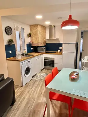 Una cocina o zona de cocina en Apart Medina Al-zahra