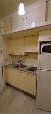 Una cocina o zona de cocina en Centro histórico Metropol Wifi