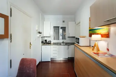 Una cocina o zona de cocina en Alohamundi Joaquín Costa