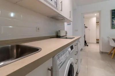 Una cocina o zona de cocina en La Perla de la Juderia