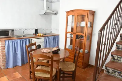 Una cocina o zona de cocina en Apartamentos rurales Entrecaminos