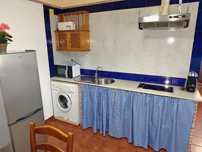 Una cocina o zona de cocina en Apartamentos rurales Entrecaminos