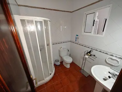 Un baño de Apartamentos rurales Entrecaminos