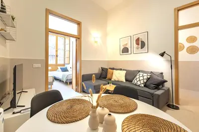 Zona de estar de Modern spacious apartment central of Seville
