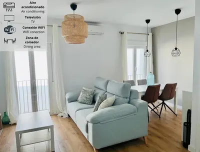 Zona de estar de El capricho de Córdoba