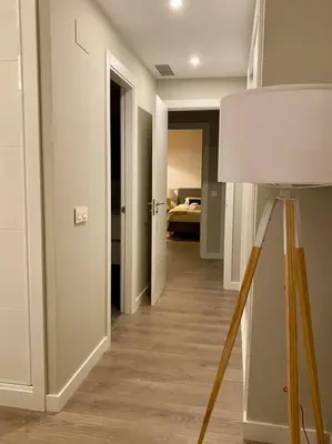 Cama o camas de una habitación en Nuevo Moderno Apartamento de Lujo