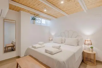 Cama o camas de una habitación en ISG Apartments Conde Negro 10- FREE PARKING