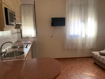 Una televisión o centro de entretenimiento en El Torreón