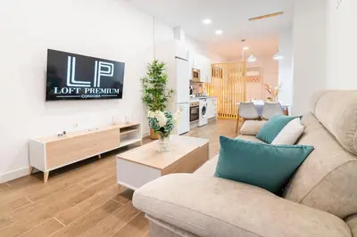 Zona de estar de Loft Premium Córdoba