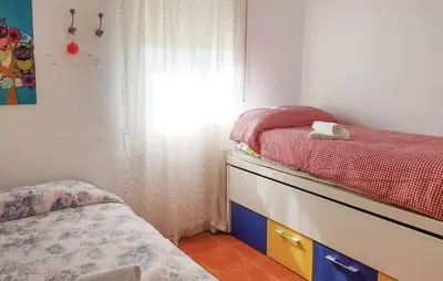 Cama o camas de una habitación en Las Cormenillas