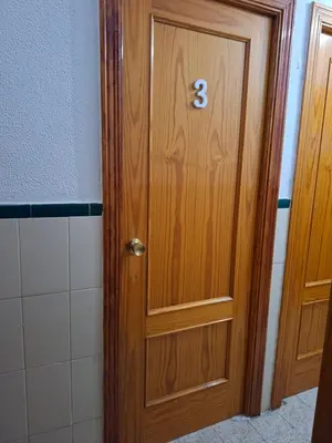Plano de Habitaciones privadas con cama doble en Sevilla