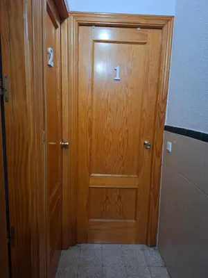 Plano de Habitaciones privadas con cama doble en Sevilla