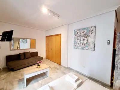 Zona de estar de Magnifico Loft Sevillano en el Centro