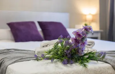 Cama o camas de una habitación en Jardines Valle 3 rooms 2 baños