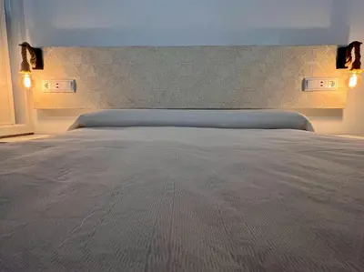 Cama o camas de una habitación en SANTA CLARA Con opción a Parking