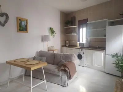 Una cocina o zona de cocina en Estudio céntrico