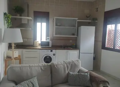 Una cocina o zona de cocina en Estudio céntrico