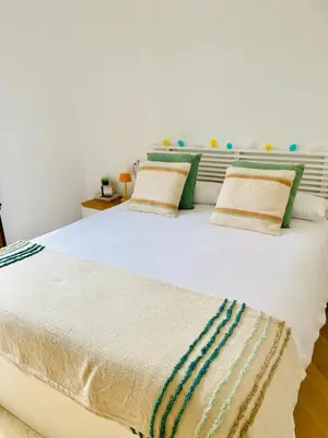 Cama o camas de una habitación en Hispalis barrio de Santa Cruz