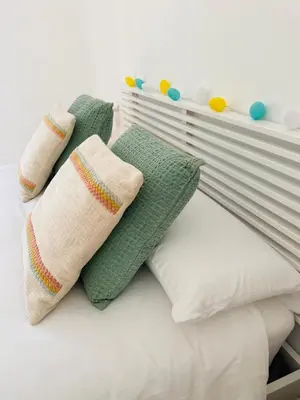 Cama o camas de una habitación en Hispalis barrio de Santa Cruz
