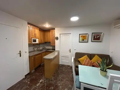 Una cocina o zona de cocina en Apartamento García Requena