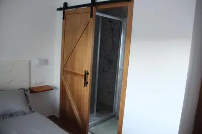 Cama o camas de una habitación en Casa de la Miel