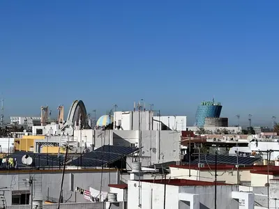 Vista general de Sevilla o vista desde el apartamento