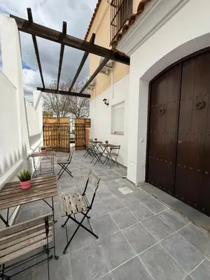 Un balcón o terraza de Estudio familiar con baño compartido SEVILLA DELUXE LOS ROSALES