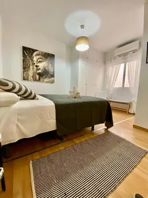 Cama o camas de una habitación en Apartamento centrico y tranquilo