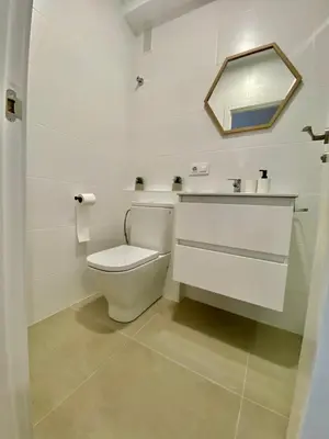 Un baño de Apartamento centrico y tranquilo