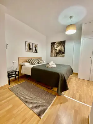 Cama o camas de una habitación en Apartamento centrico y tranquilo