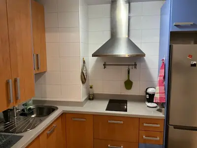 Una cocina o zona de cocina en Céntrico Apartamento Santa Justa