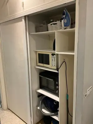 Una cocina o zona de cocina en Céntrico Apartamento Santa Justa