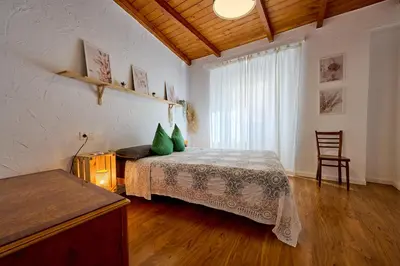 Cama o camas de una habitación en El Caminito, CasaRural en Torredelcampo