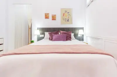 Cama o camas de una habitación en Alohamundi San Esteban III